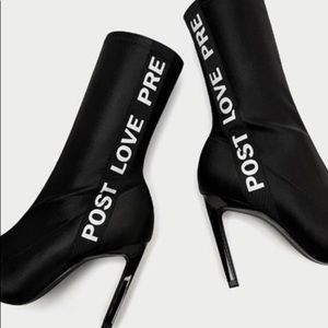 “POST LOVE PRE”. Shoes